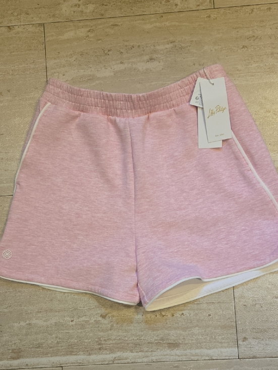 Lilly Pulitzer Pants - New Lilly Pulitzer Heathered Pink Conch Shell High Rise Galvin UPF 50+ Shorts